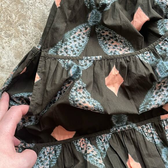 Ulla Johnson Nora Dress in Quilted Army - Picture 15 of 16